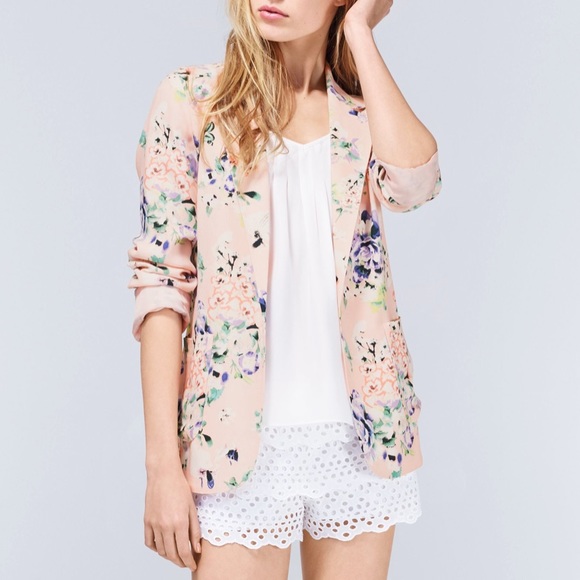 Talula Kent Blazer Floral Size 0 - Picture 1 of 5